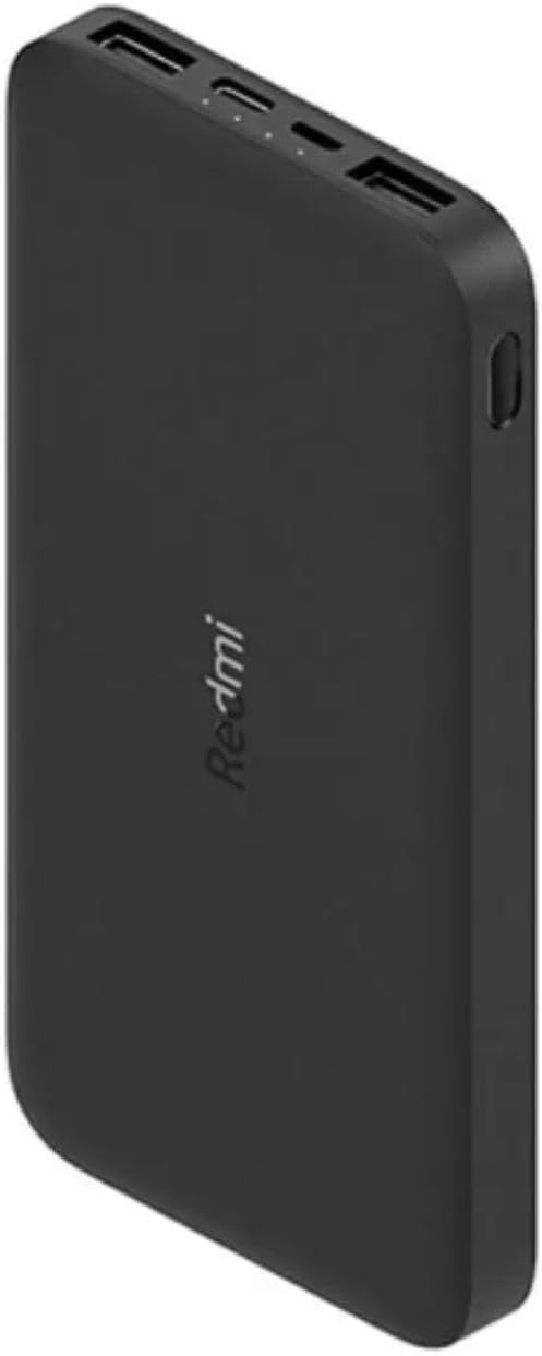 Carregador Portátil Power Bank Redmi 10000mAh 2 Saídas USB-A - Preto