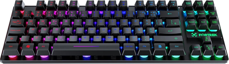 Teclado Gamer Fortrek Fearless 65 Compact Preto