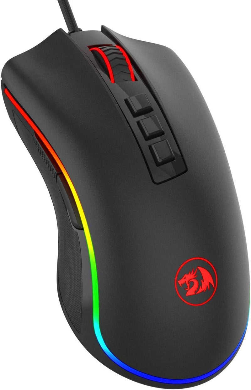 Mouse Gamer Redragon Cobra, Chroma RGB, 10000DPI, 7 Botões, Preto