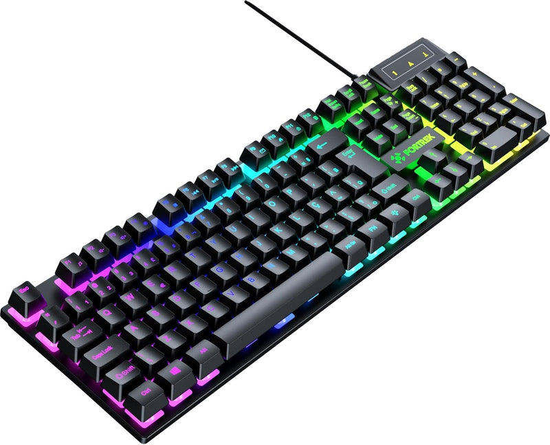 Teclado Gamer Fortrek Fearless 65 Compact Preto