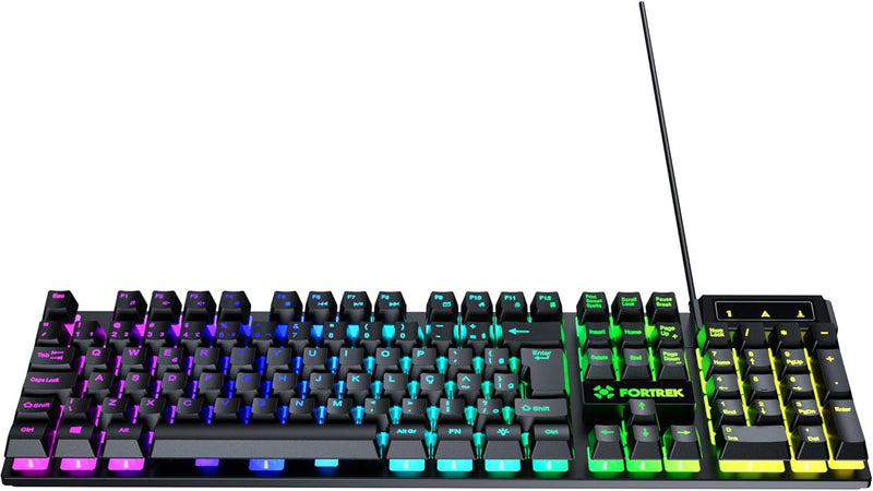 Teclado Gamer Fortrek Fearless 65 Compact Preto