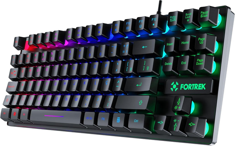 Teclado Gamer Fortrek Fearless 65 Compact Preto