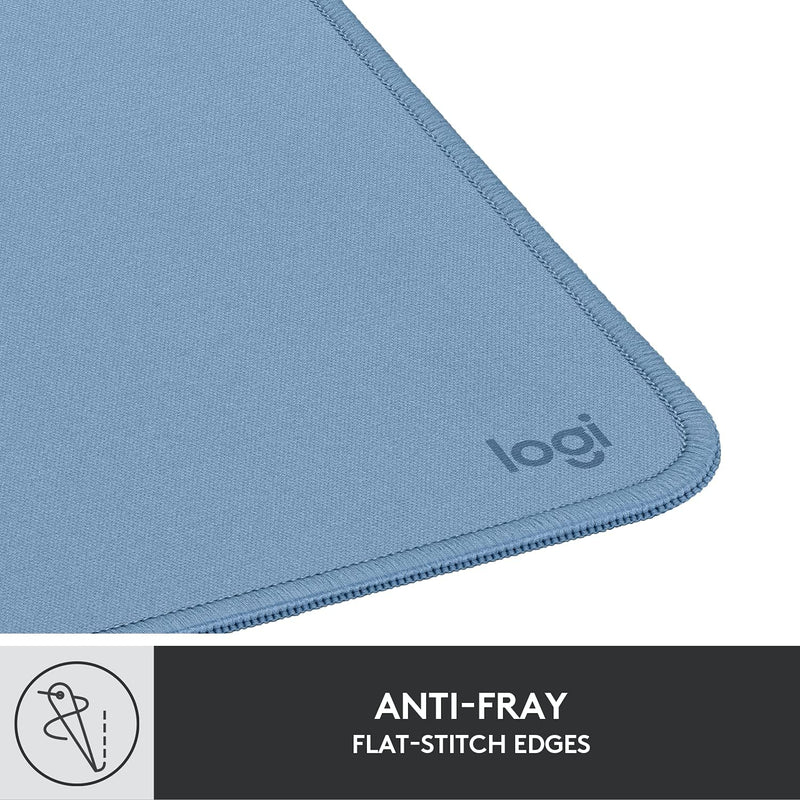 Mouse Pad Logitech Studio Series com Base de Borracha Antiderrapante, Fácil Deslizamento e Superfície Resistente a Derramamentos - Grafite