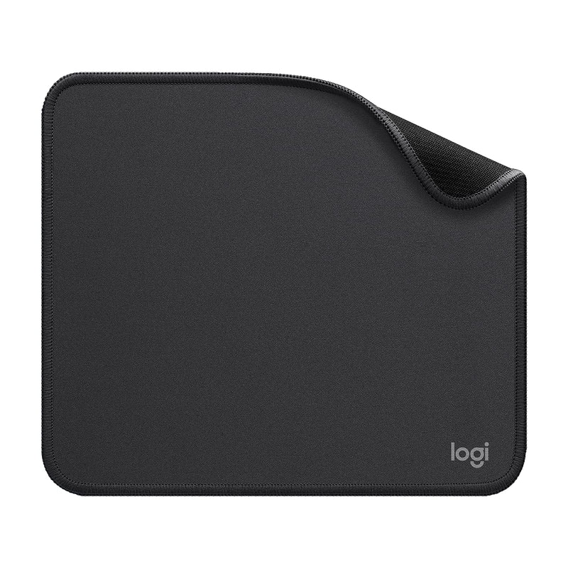 Mouse Pad Logitech Studio Series com Base de Borracha Antiderrapante, Fácil Deslizamento e Superfície Resistente a Derramamentos - Grafite