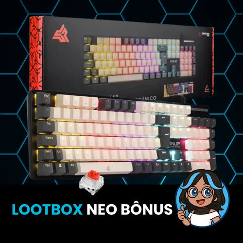 Teclado Mecânico Gamer Knup KP-TE143